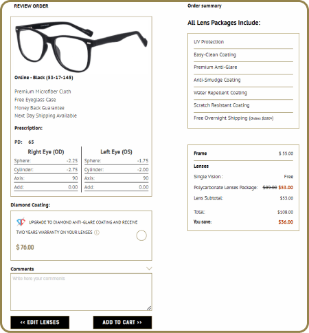 replacement lenses for glasses