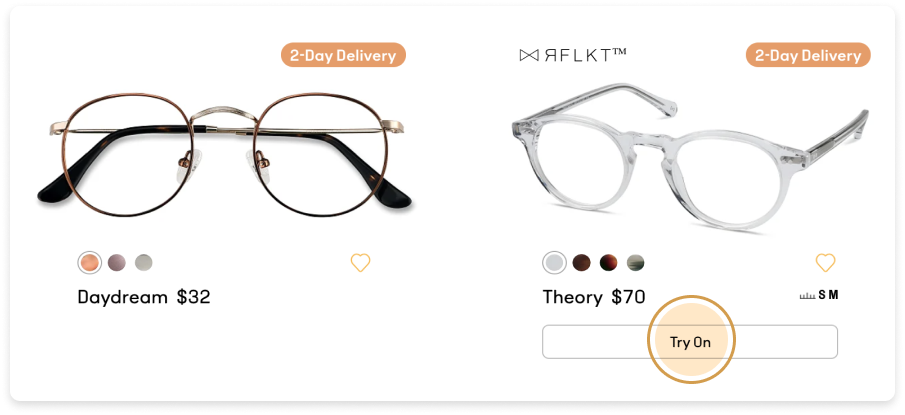 female reading glasses